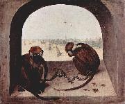 Pieter Bruegel the Elder Zwei Affen oil painting